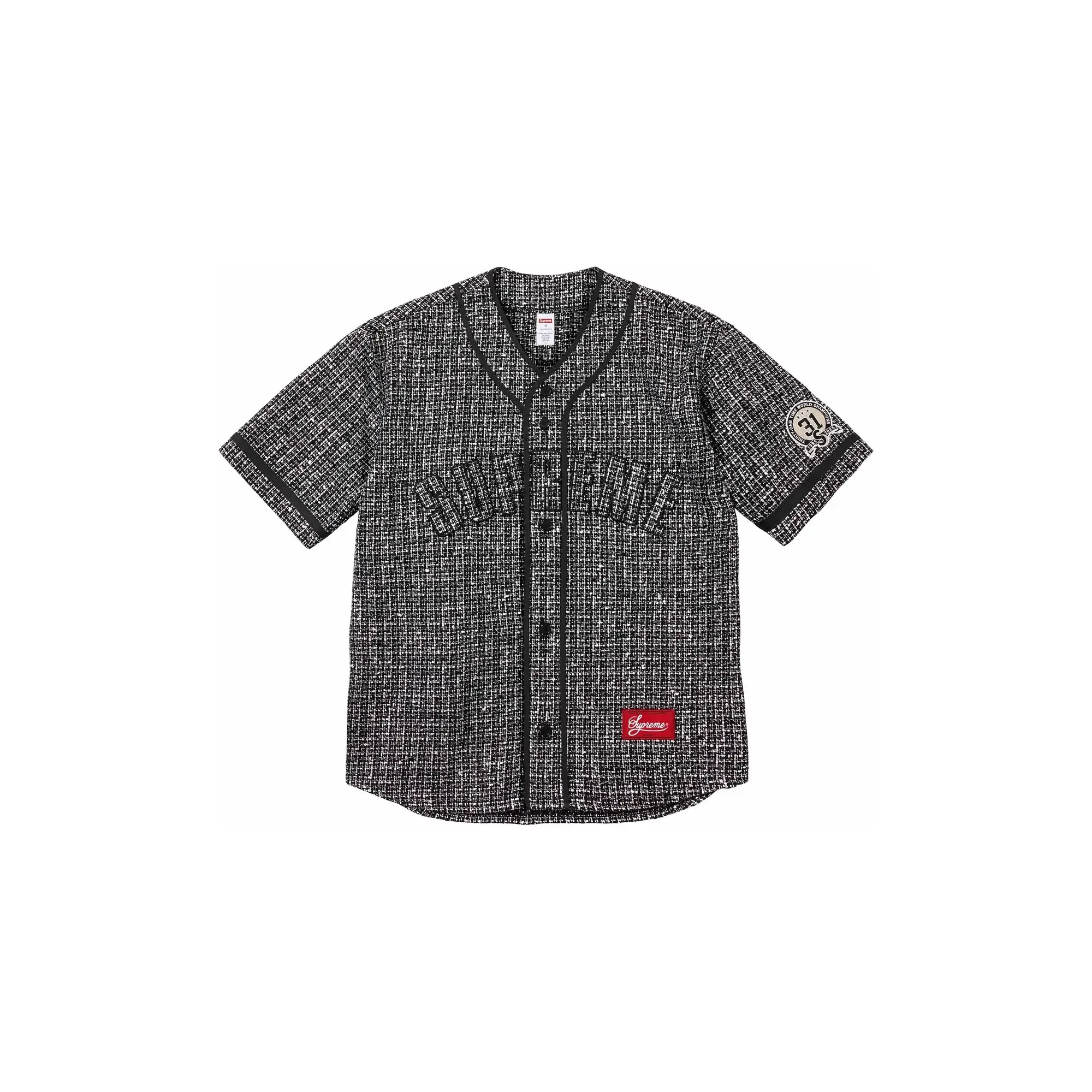 Boucle Baseball Jersey "FW25 - Black" SU26769