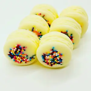 12 Pack Scented Macaron Wax Melts, Dessert Wax Melts. Dessert Candles Aroma Decor