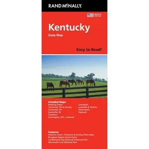 Rand McNally Easy to Read: Kentucky State Map