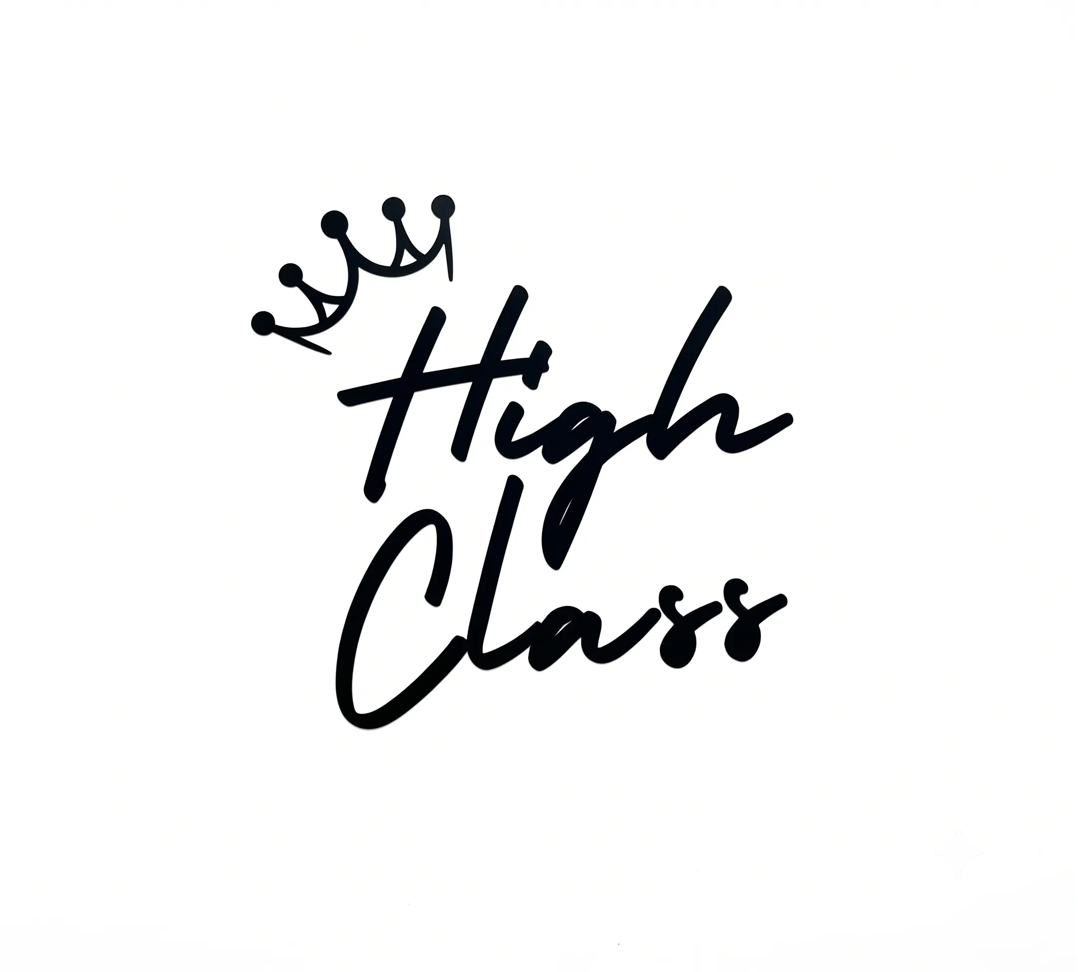 HIGH CLASS DECAL