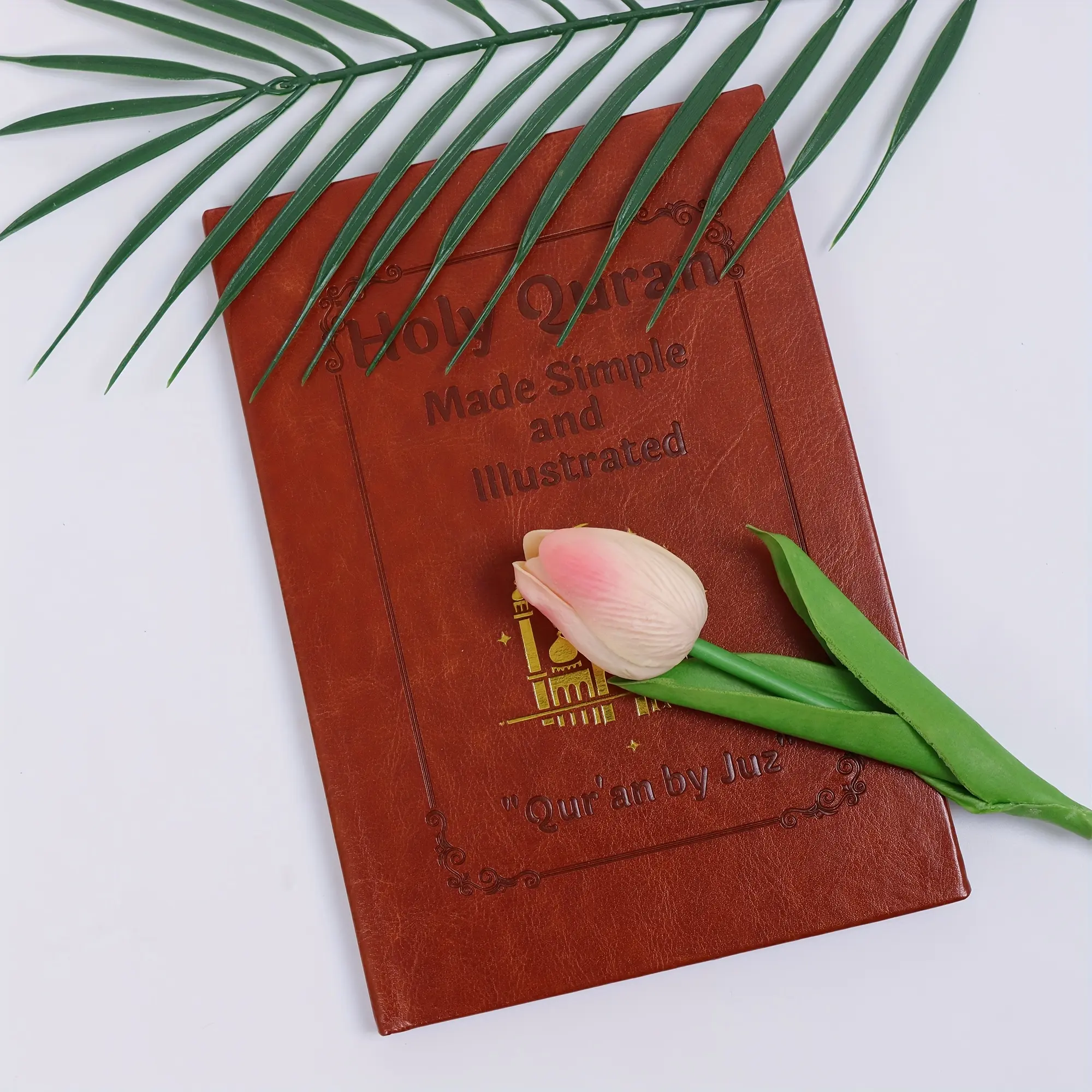 1 Piece A5 Easy Quran Guide with Illustrated Stories and Simple Annotations - Suitable for Beginners | Perfect Gift for Family and Friends (Ramadan/Eid al-Fitr/Daily Study)
