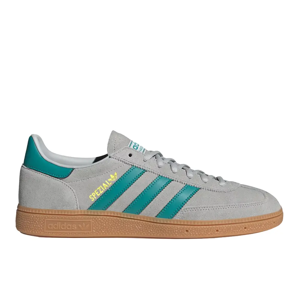 adidas Mens Handball Spezial Sneakers Shoes Casual - Grey adidas Mens Handball Spezial Sneakers Shoes Casual - Grey