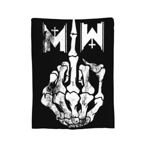 Motionless in White Blanket Throw Blanket, Cute Plush Microfiber Blanket and Sofa Throw Blanket, Warm Blanket Air Conditioner Blanket