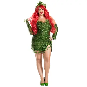 Plus Size Poisonous Villain Costume