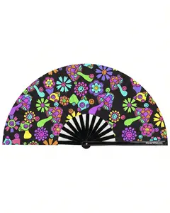 Shroom Bloom Hand Fan