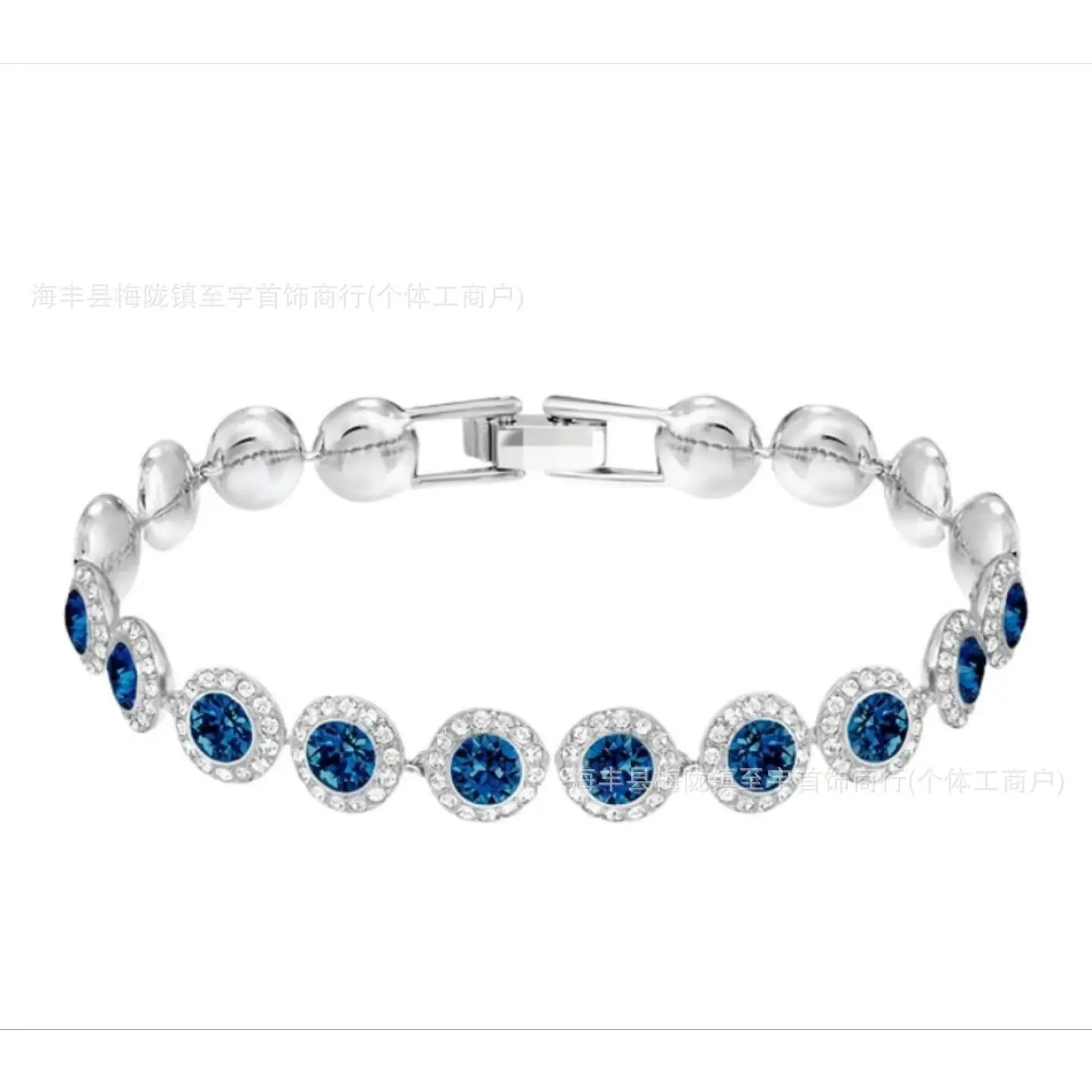 Blue Crystal Roman Bracelet