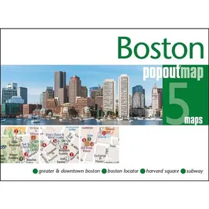 Boston Popout Map -- Popout Map, Sheet Map, Folded