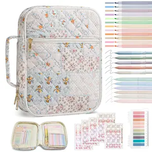 Bible Cover Case for Women Large Bible Cover with Durable Handle Quilted Bible Carrying Case for Girls Bible Study Supplies Accessories, Mother Day, Christmas Christian Gifts for Women