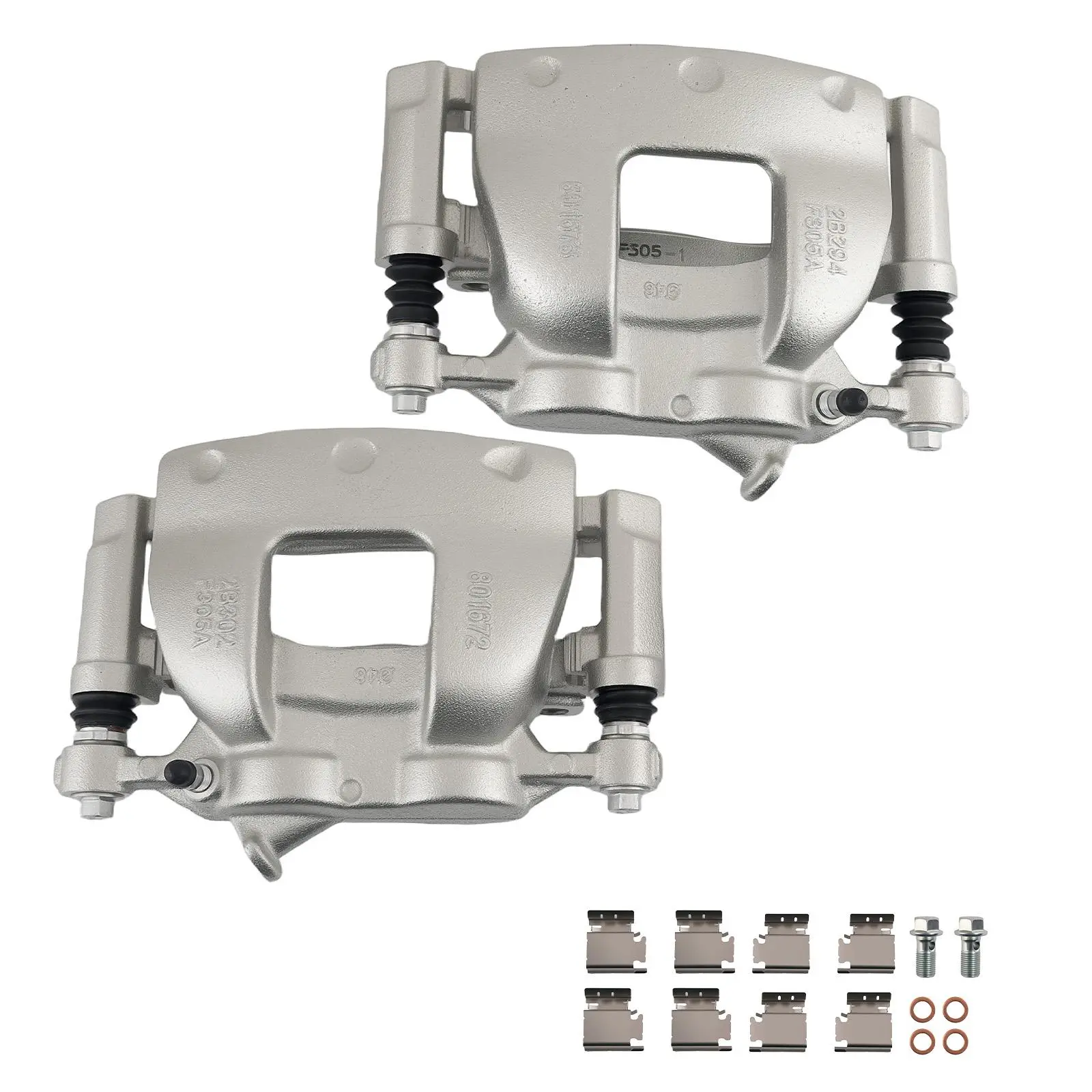 Front Left Right Brake Calipers Pair compatible for Ford Transit-150 250 350 2015-2019