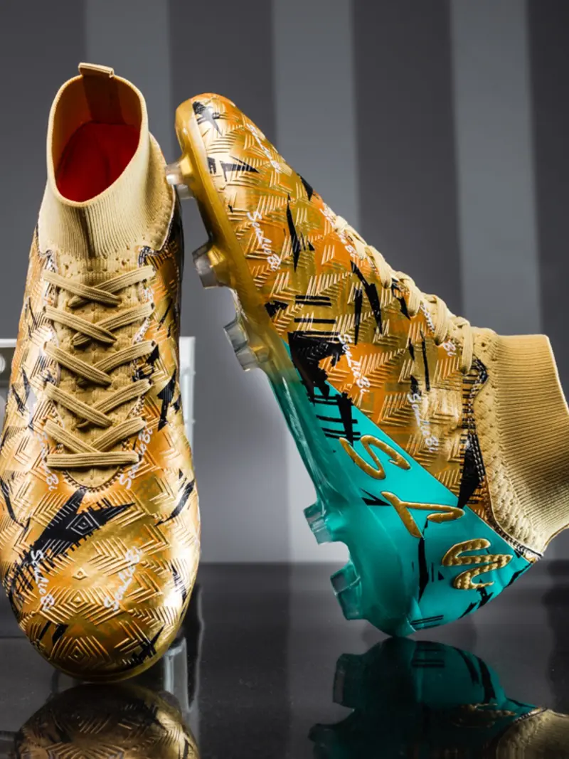 High-Performance Natural Grass Football Shoes, Practical Long Studs, Unisex Adult Soccer Shoes, Outdoor Training & Match Shoes, Soccer Cleats