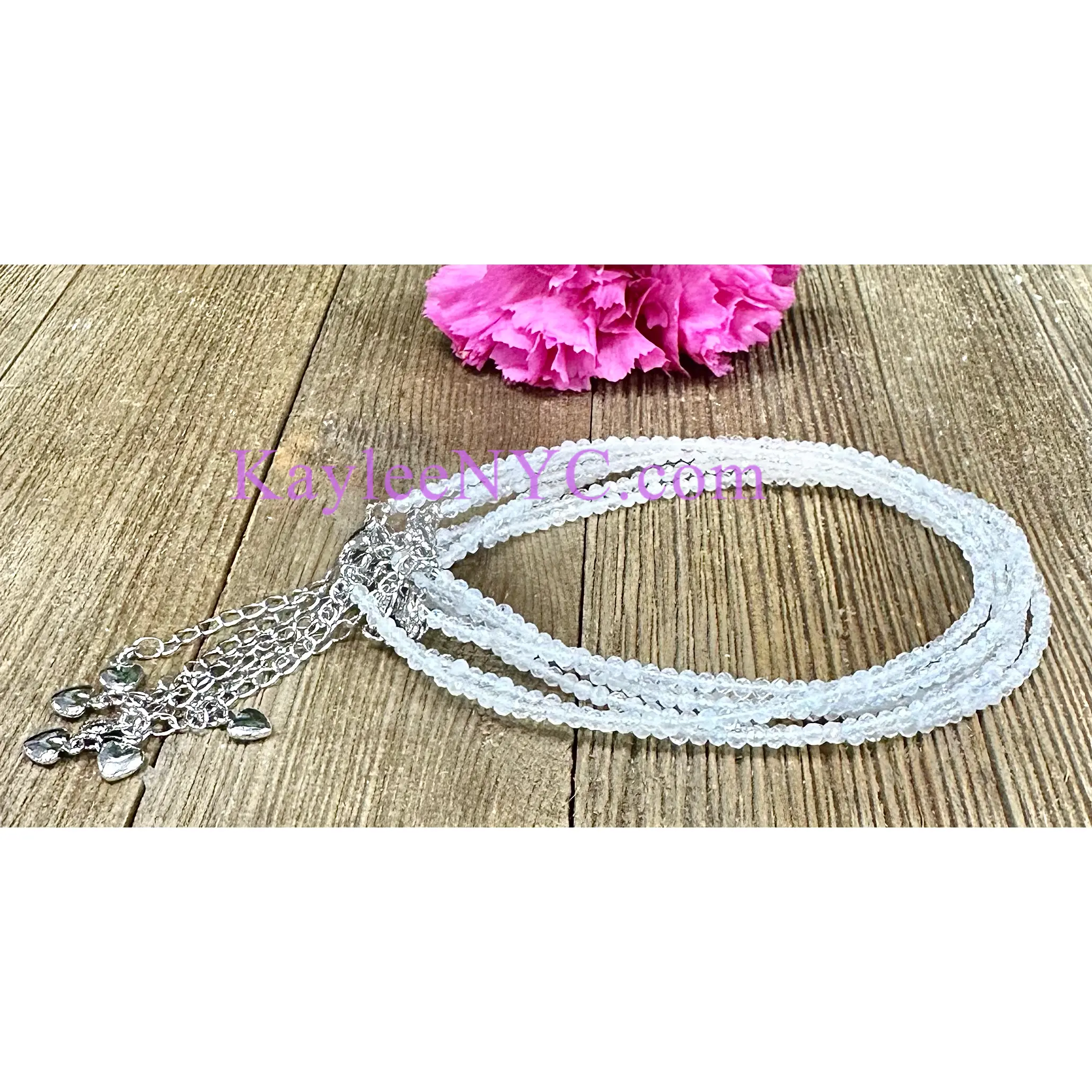 6 PCs 2mm Natural Moonstone Anklets Crystal Healing Energy