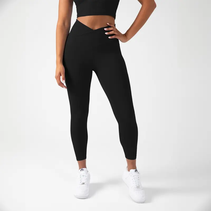 YITTY Women's Ultraluxe Crossover High-Waist 7/8 Leggings