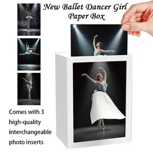2026 New Arrival Ballet Dancer Girl Decorative Storage Box, Adopts Unique & Elegant Ballet Theme Design, Blending Practical Storage Function with Aesthetic Desktop Ornament for Modern Home Decoration