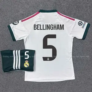 Unisex Soccer/Football Real Madrid Team Jude Bellingham #5 Laliga 2026/27 Home Replica jersey - White