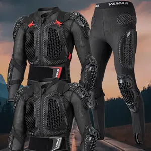 Motorcycle Riding Armor Jacket Breathable Anti Fall Protective Gear With Back Protection For Off Road Cycling Ice Sports Extreme Sports And Martial Arts Self Defense Fashionable Full Body Protection Suit For Outdoor Adventure And High Intensity Activities