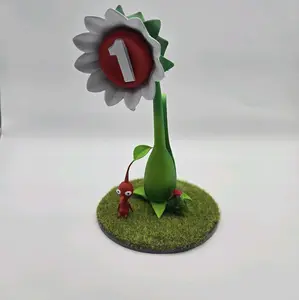 Red Pikmin & 1 Posy Flower Diorama