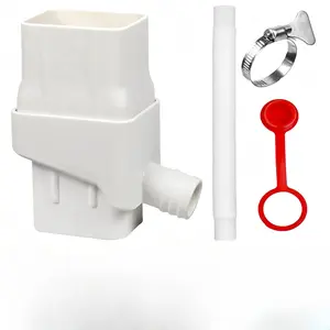 Rainwater Collector System, Universal Downspout Water Diverter with 50in Hose & Rain Barrel Gutter Diverter Kit for Outdoor Lawn & Garden Watering