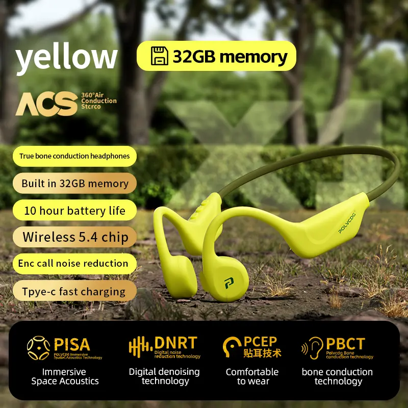 Fluorescent yellow  32GB memory