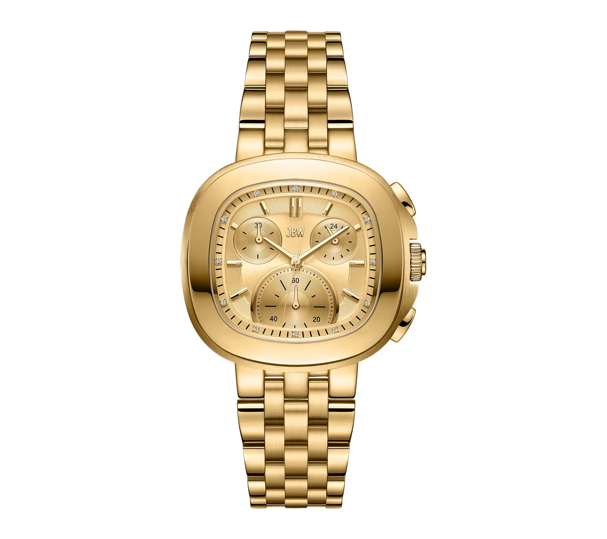 JBW Men's Coast 18K Gold Plated Lab Grown Diamond Watch