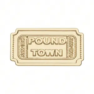 Funny Joke Gag Slang Enamel Pin Badge, 1pc One Way Ticket Design, Perfect Gift Accessory for Humor Lovers & Trendy