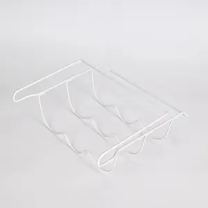 Refrigerator Wine Rack Space Saving Bottle Organizer Secure Storage Prevents Rolling Spilling and Breakage Easy Install Fridge Organizer for Kitchen