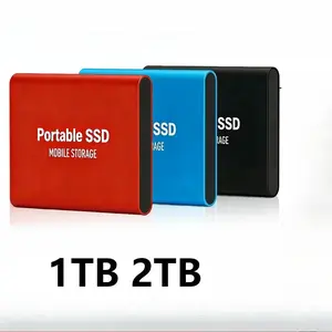 Genuine Portable SSD 1TB High Speed External Hard Drive 2TB/4TB USB 3.2 Hard Disk 16TB Mass Solid State Drive for Laptop/PC/MAC