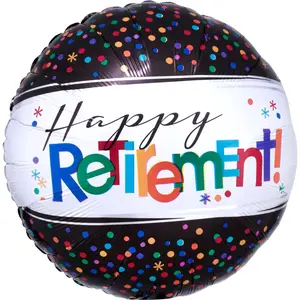 Happy Retirement Confetti Foil Balloon