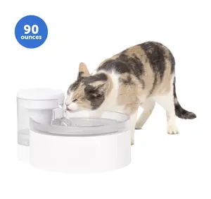 PetSafe Outlast Pumpless Pet Water Dispenser – 90 fl oz – Fresh Water System for Dogs & Cats