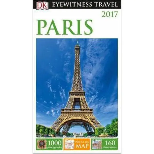 USED Book - DK Eyewitness Travel Guide: Paris by DK Travel (Paperback) - english