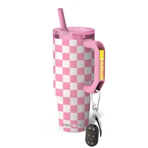 Thicc Buddy Leak Proof Double Wall Vacuum Sealed Tumbler with Handle, Insulated Drinkware Cup for Hot & Cold Beverages Everyday Use