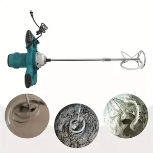 Heavy-duty 2400W concrete mixer - 6-speed adjustment, mixing rod and ergonomic knob| Suitable for construction, paint, and mortar