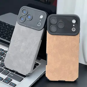 Suede Leather Phone Case Made Of Premium Microfiber And Durable Tpu Base. The Soft, Non-Slip Suede Surface Offers A Luxurious, Comfortable Grip,suitable for Apple 17 16 15 14 13 12 11 X XS XS MAX Pro ProMax Plus
