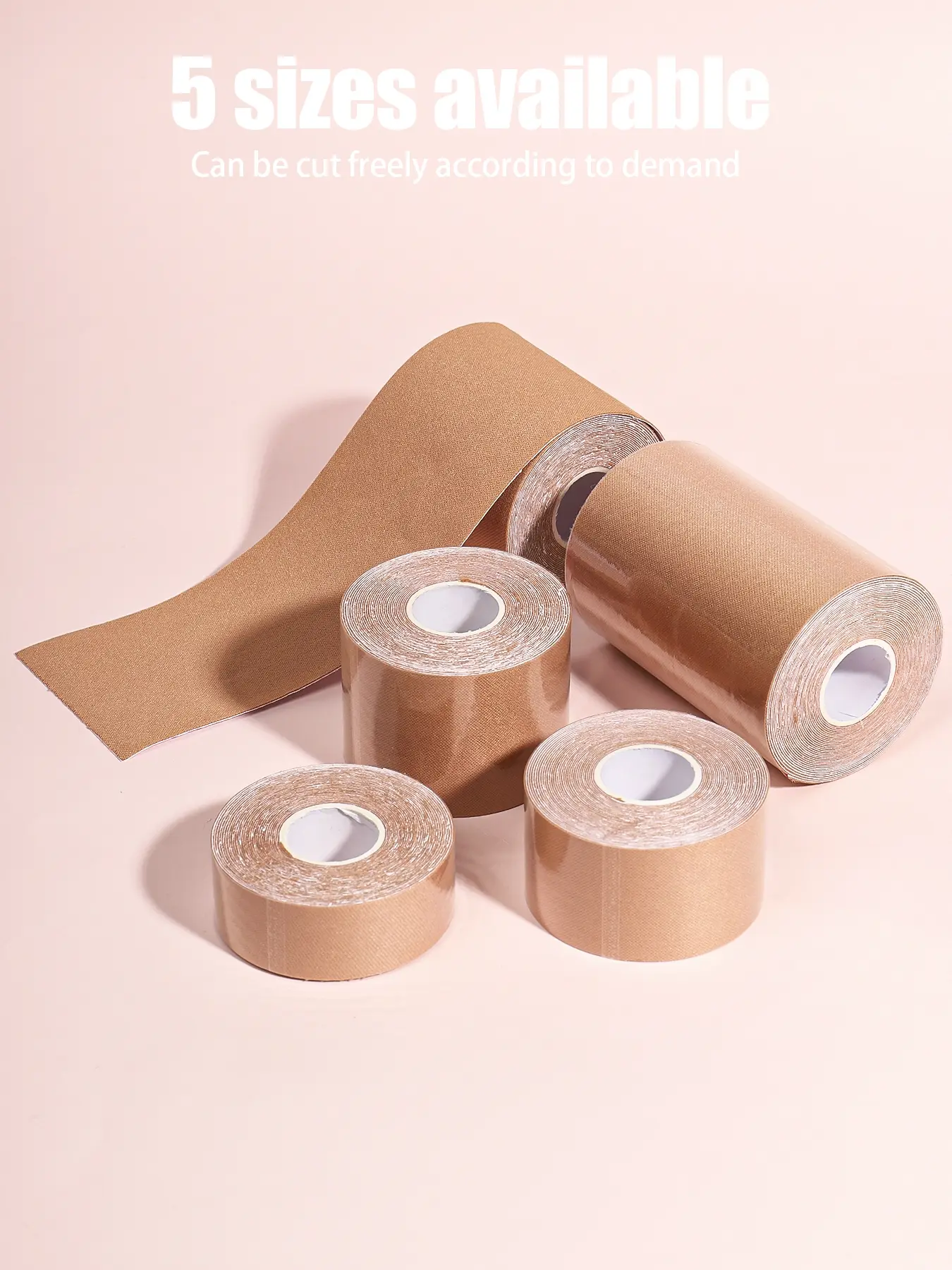 A roll of invisible breast lifting tape, strong adhesive nipple cover, non-woven fabric, suitable for weddings, formal events, daily life-firmly fixed, seamless wearing, compatible with A- E cup sizes-female breast lifting and nipple cover, Wedding a Bra