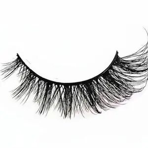 Synthetic Hair Fiber Eyelashes, Cute Blinking Cat Eye Style