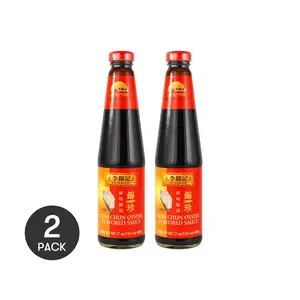 2 Pack Lee Kum Kee Premium Oyster Sauce, 480g Each - Authentic Hong Kong Flavor, Rich Umami for Stir-fries, Marinades & Dips