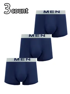 3-Pack Men's Low Rise Briefs, Comfortable Lightweight Sportswear, Ideal for All Seasons, Loose Fit Casual Athletic Underwear, Perfect for Various Activities