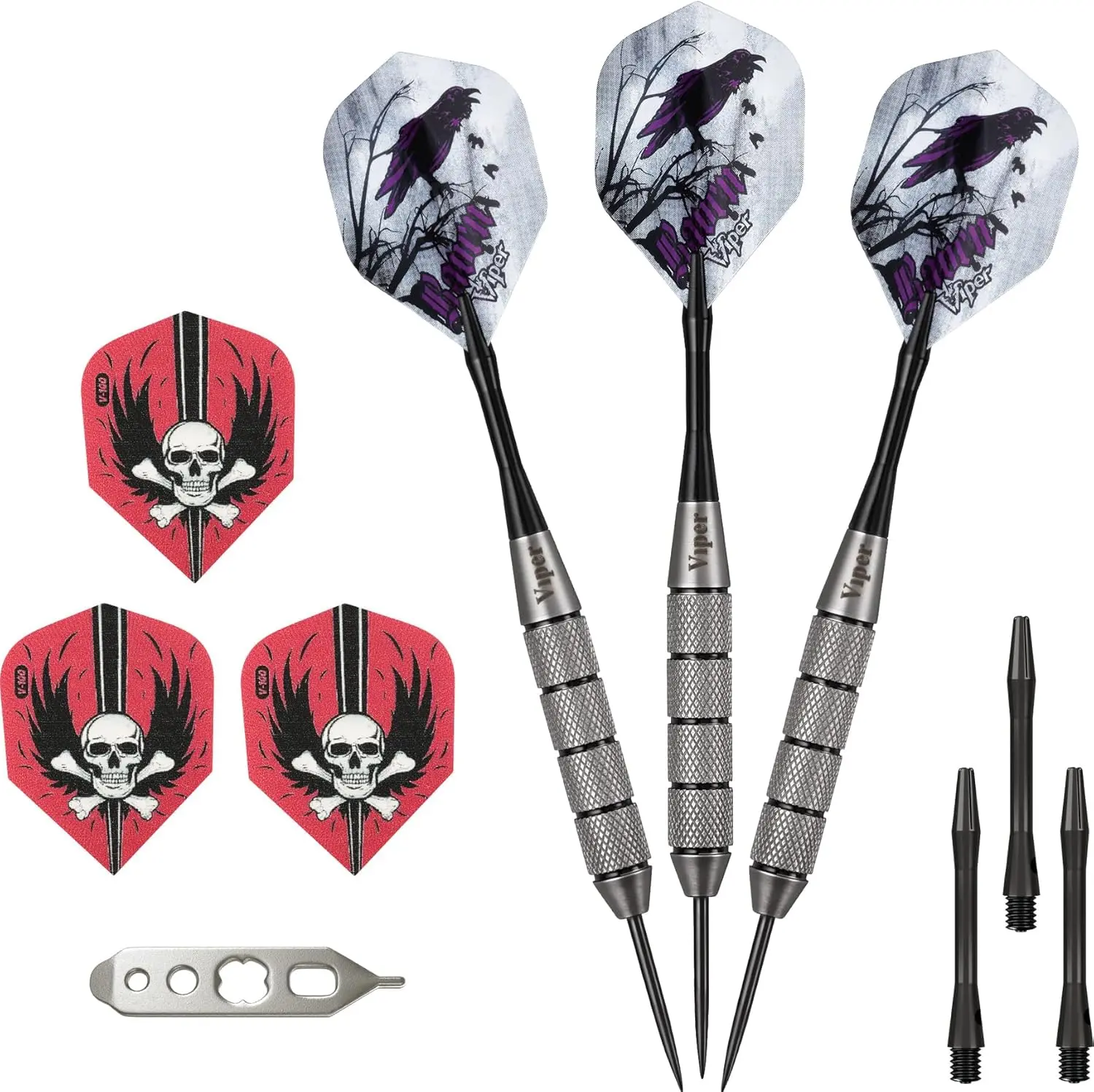 Viper Underground Raven Darts Steel Tip Darts 25 Grams