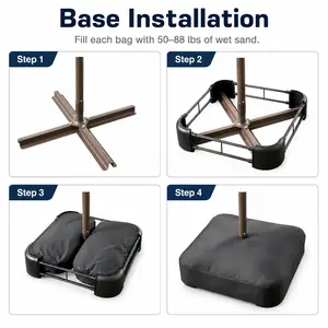 【Only one gift per customer】Patio Umbrella Stand Base