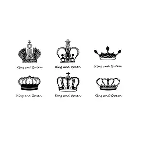 Crown Pattern Temporary Tattoo Sticker, 1 Count Waterproof Long Lasting Fake Tattoo Sticker, Body Art Sticker for Women & Men