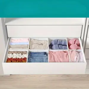 Suitable for wardrobe use, drawer storage box, perfect fit, foldable, washable and durable clothing storage box