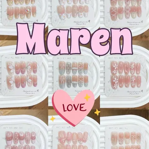 1427Maren:Handmade press on nails online bidding-6