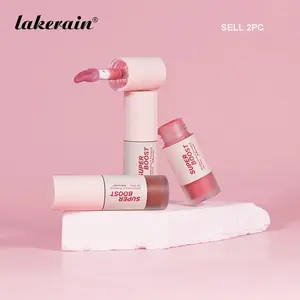 Super Boost Lip Plumping Gloss, 2 Counts Moisturizing, Hydrating & Plumping Lip Gloss, Hyaluronic Acid Nourishing Oils for Full, Smooth Lips, High-Shine Mirror Finish, Minty Fresh Feel, Ideal for Hydrated Glossy Looks & Layering