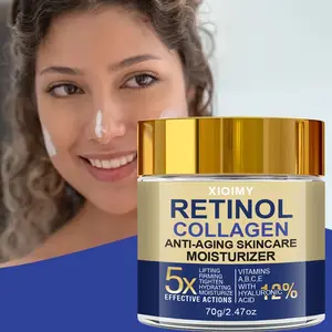 Retinol & Collagen Moisturizing Face Cream, Hydrating, Smooths, Tightens, Suitable for All Skin Types, Facial Care