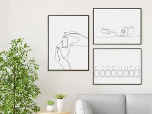 Set of 3 Nail Salon Decor, Nail Tech Gift, Spa Wall Art, Beauty Salon Decor, Manicure Print, Manicure Poster, Nails Art, Nail Room PrintablePOSTER (UNFRAMED)