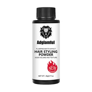 Adglamful Hair Styling Powder - Quick Volume Boost & Matte Texture, No Residue, Oil Control & Natural Look - 1-Pack & 2-Pack, Perfect for Workouts, Travel & Daily Styling Haircare