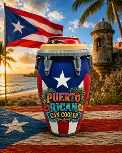 Puerto Rican Style Conga Can Holder