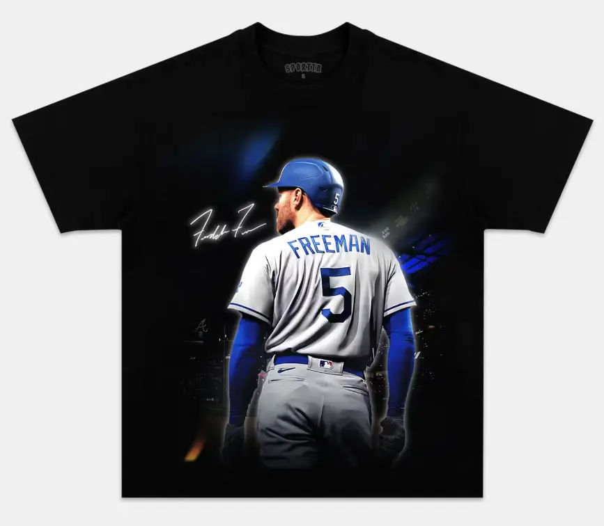 Youth & Adult FREDDIE FREEMAN NEW Vintage T-Shirt, Baseball Graphic Tee, Retro Game Day Fan Apparel, Unisex Casual Streetwear