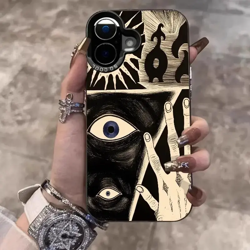 Artistic Totem cases compatible with17 16  15 plus 14 pro cases for women compatible with 13/12/11 case for men for use with iphone X/XS XSMAX 7/8 PLUS
