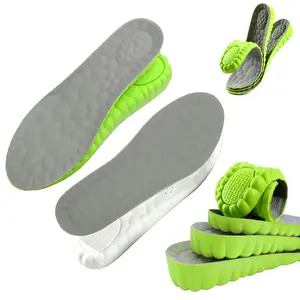 4D Cloud Height Increase Insoles for Men Women, Memory Foam Heel Lift Inserts, Super Soft Comfort Elevator Insoles (1.5CM-3.5CM Lift, US 6-10.5)