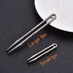 [Titanium Tongs] Durable Titanium 1pc Tongs | for EDC and Multi-Purpose Use - Easy to Pick Up and Grip